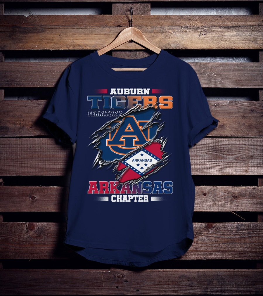 Auburn Tigers Territory Arkansas Chapter T-Shirt
