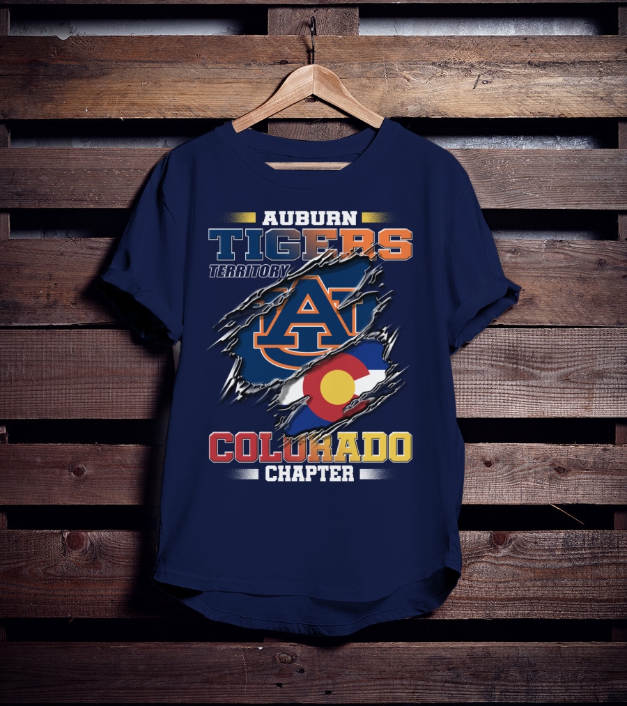 Auburn Tigers Territory Colorado Chapter T-Shirt