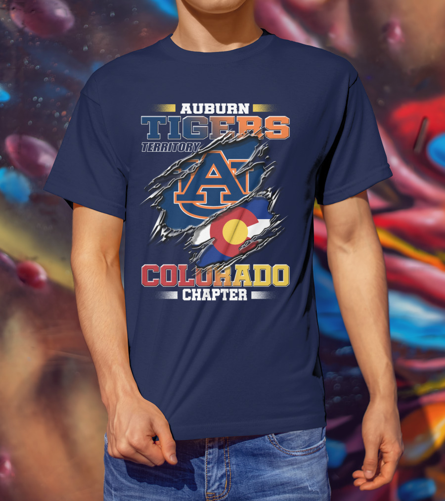 Auburn Tigers Territory Colorado Chapter T-Shirt