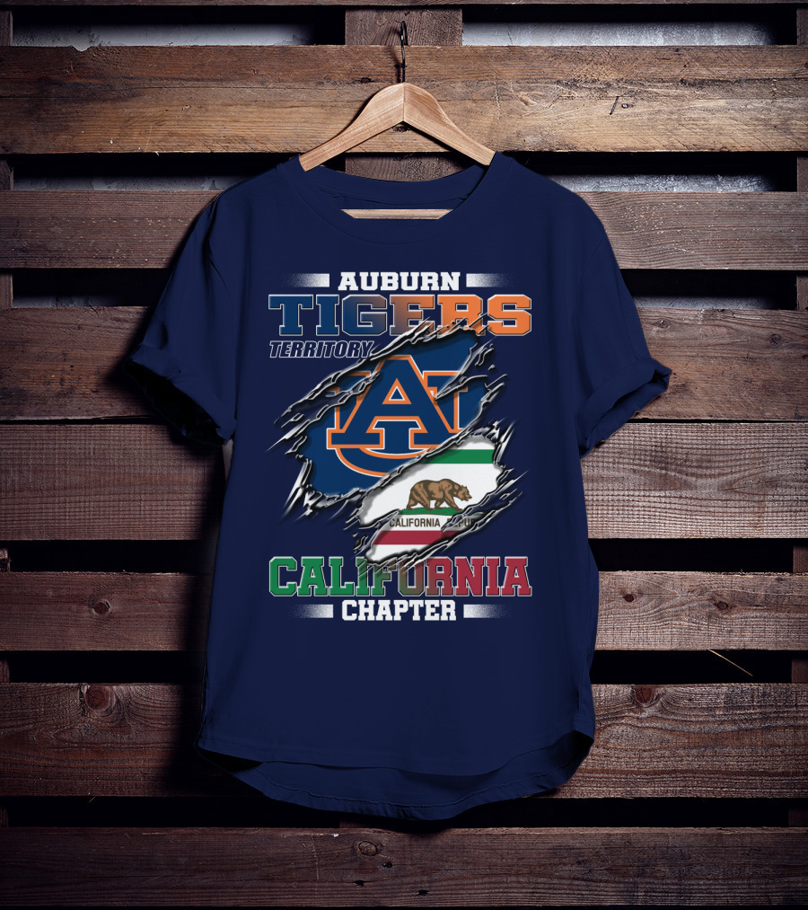 Auburn Tigers Territory California Chapter T-Shirt