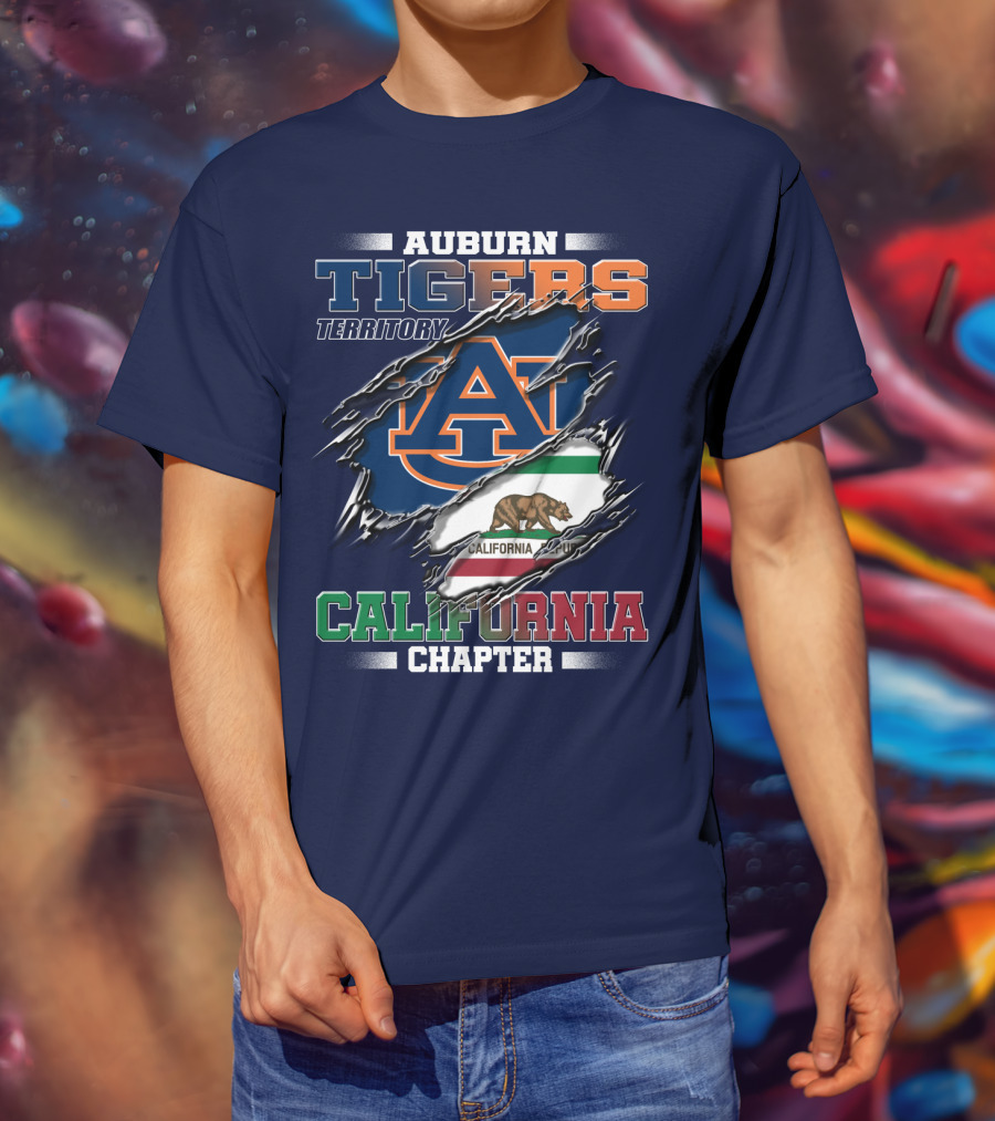 Auburn Tigers Territory California Chapter T-Shirt