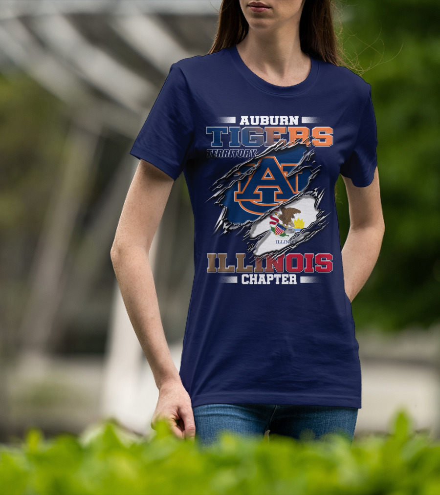 Auburn Tigers Territory Illinois Chapter T-Shirt