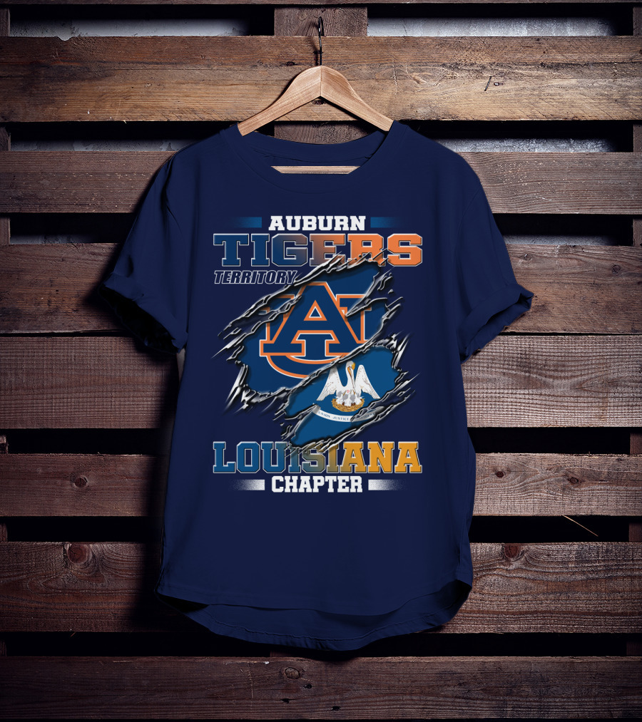 Auburn Tigers Territory Louisiana Chapter T-Shirt
