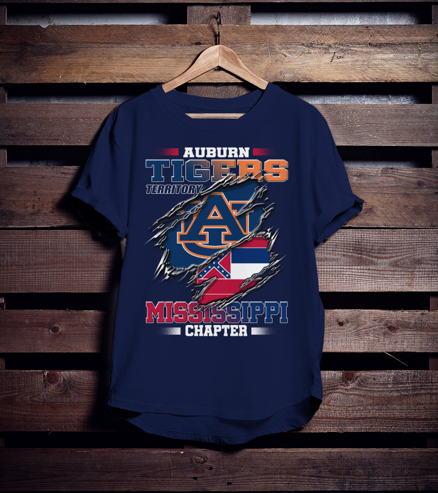 Auburn Tigers Territory Mississippi Chapter T-Shirt