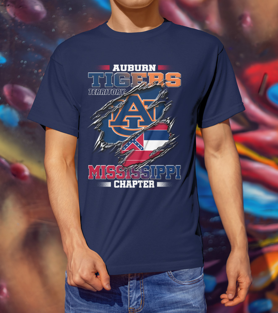 Auburn Tigers Territory Mississippi Chapter T-Shirt