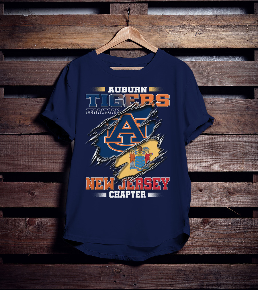 Auburn Tigers Territory New Jersey Chapter T-Shirt