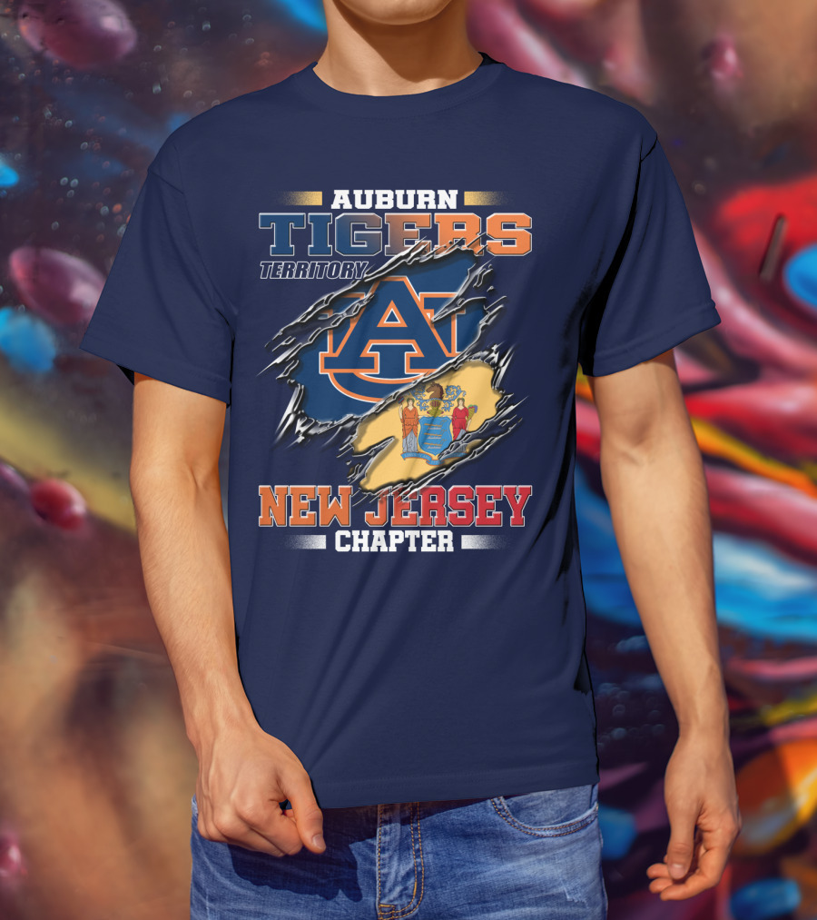 Auburn Tigers Territory New Jersey Chapter T-Shirt