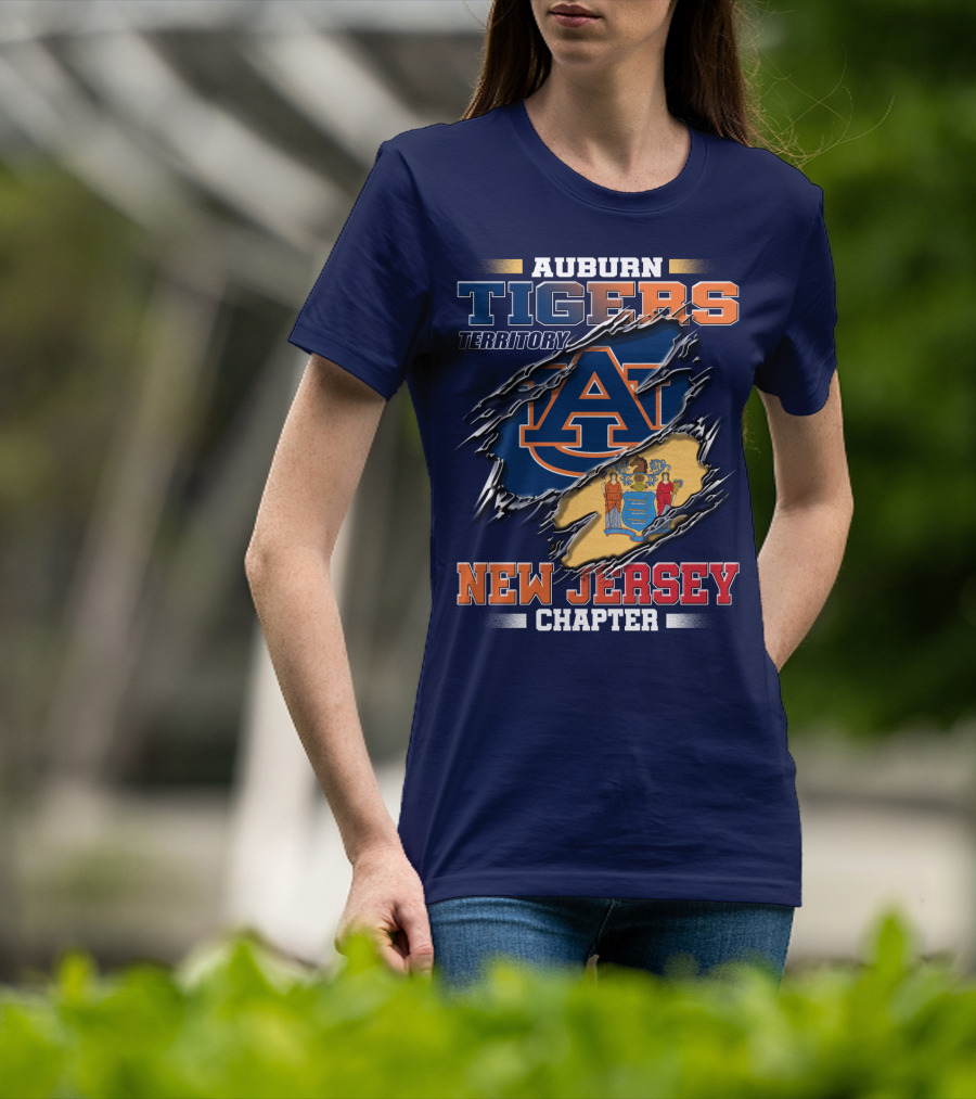 Auburn Tigers Territory New Jersey Chapter T-Shirt