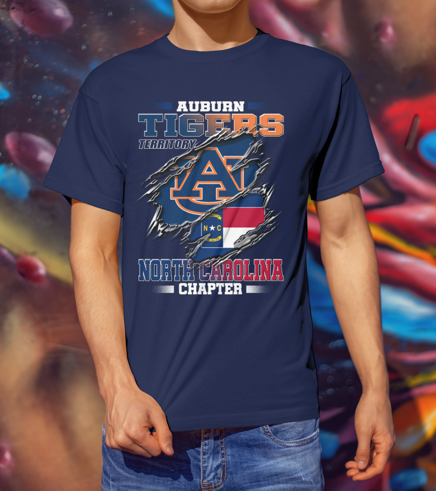 Auburn Tigers Territory North Carolina Chapter T-Shirt
