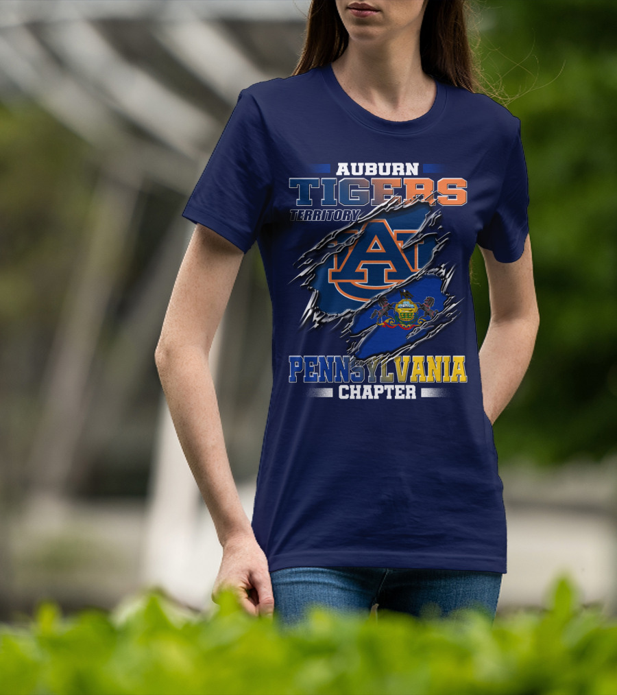Auburn Tigers Territory Pennsylvania Chapter T-Shirt