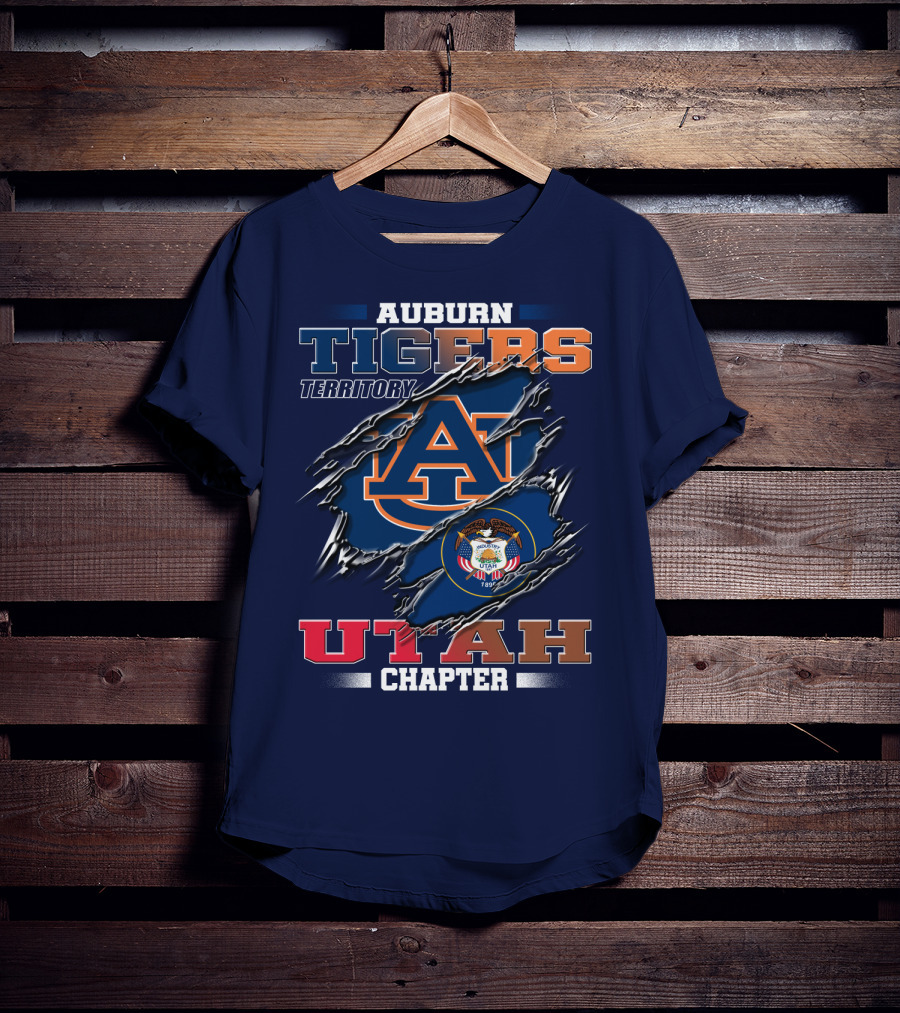 Auburn Tigers Territory Utah Chapter T-Shirt