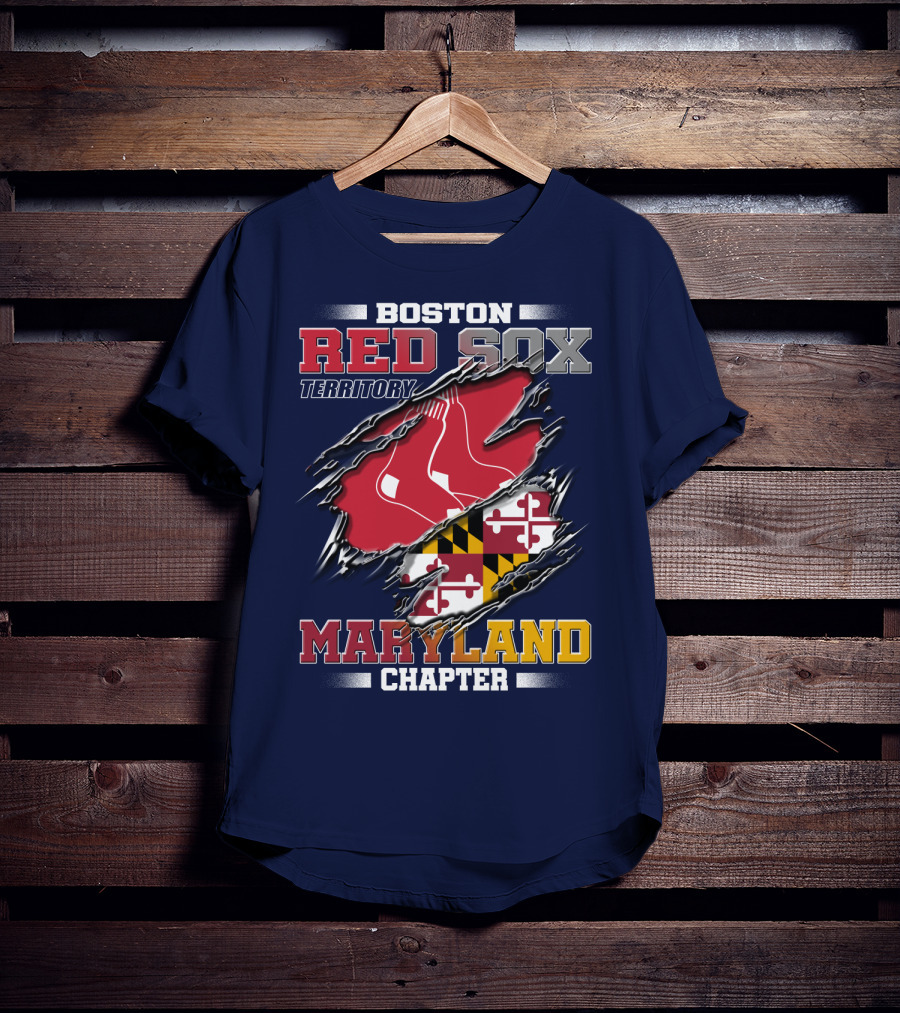Boston Red Sox Territory Maryland Chapter T-Shirt