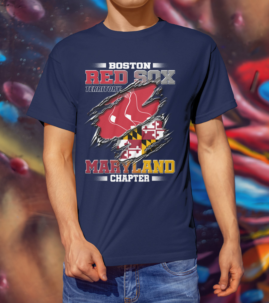 Boston Red Sox Territory Maryland Chapter T-Shirt