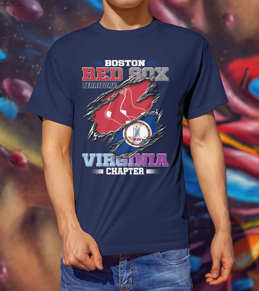 Boston Red Sox Territory Virginia Chapter T-Shirt