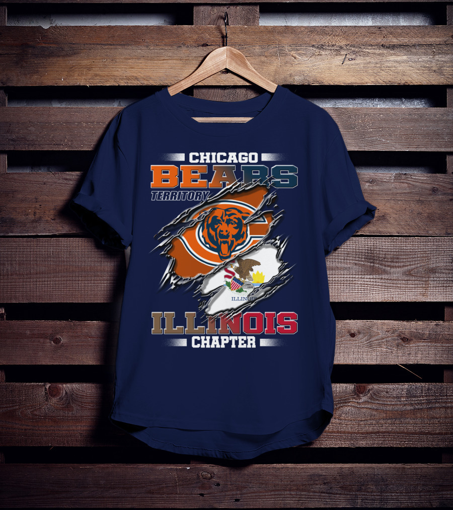Chicago Bears Territory Illinois Chapter T-Shirt