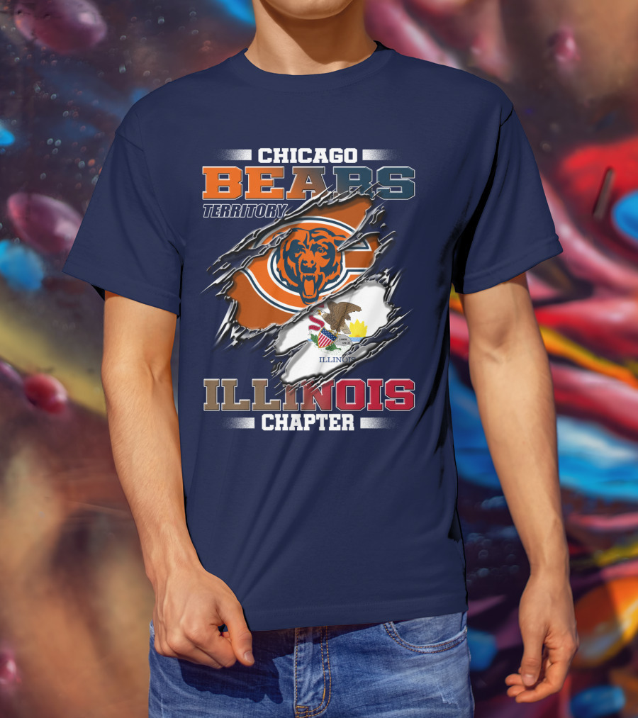Chicago Bears Territory Illinois Chapter T-Shirt