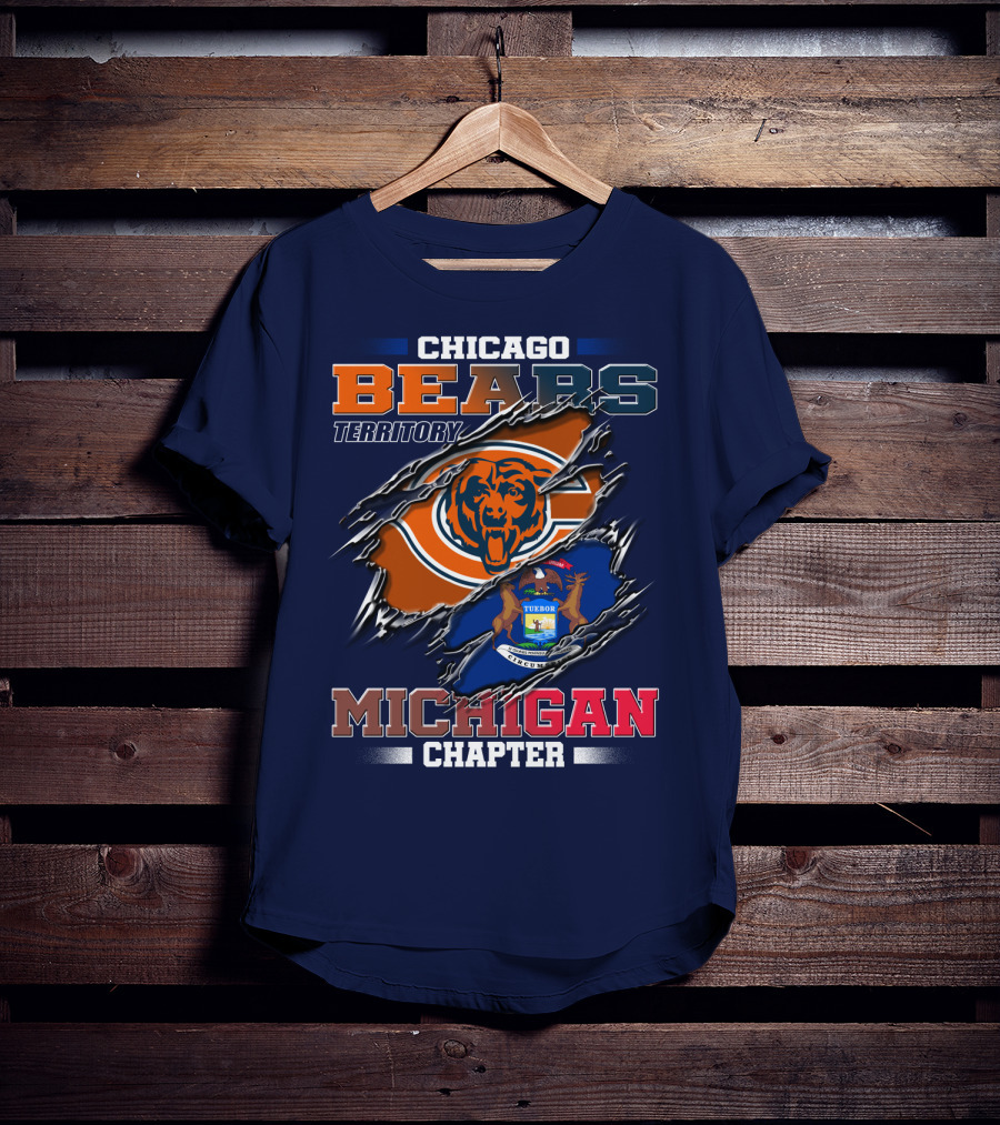 Chicago Bears Territory Michigan Chapter T-Shirt