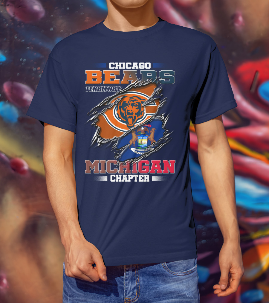 Chicago Bears Territory Michigan Chapter T-Shirt