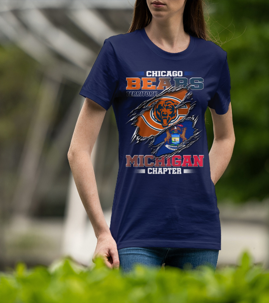 Chicago Bears Territory Michigan Chapter T-Shirt