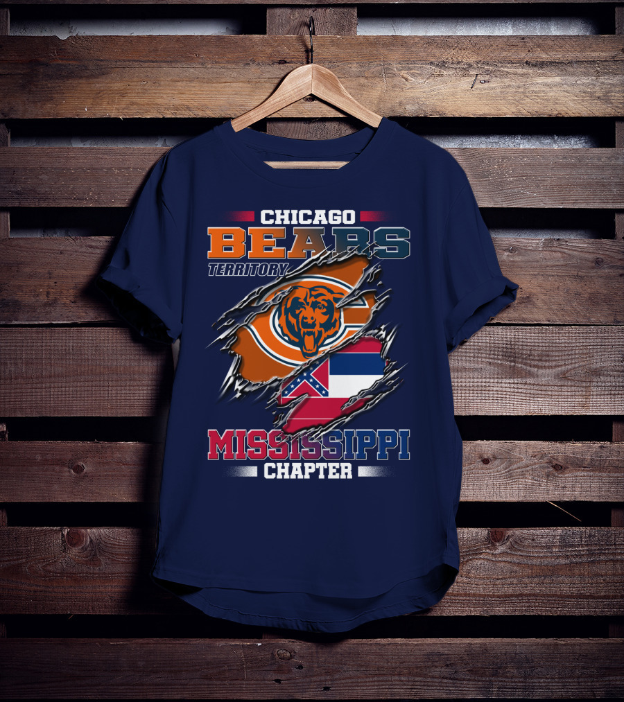 Chicago Bears Territory Mississippi Chapter T-Shirt