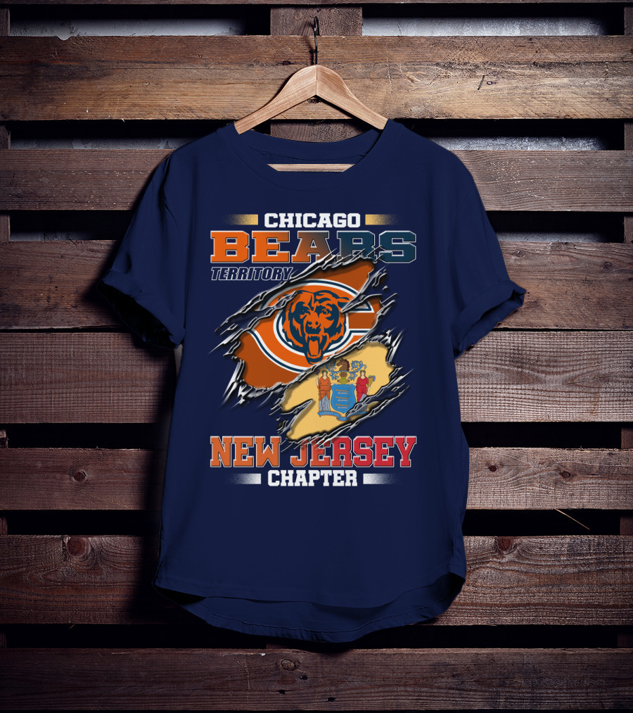 Chicago Bears Territory New Jersey Chapter T-Shirt