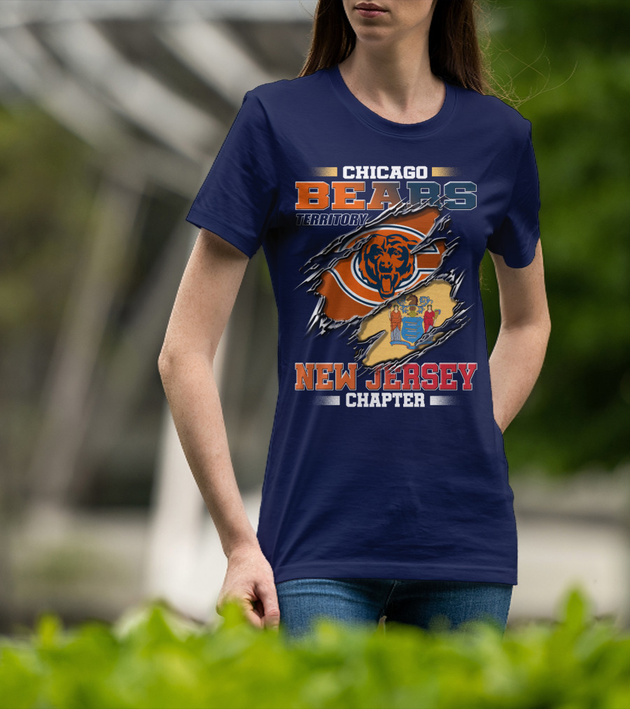 Chicago Bears Territory New Jersey Chapter T-Shirt