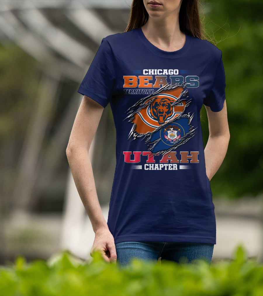 Chicago Bears Territory Utah Chapter T-Shirt