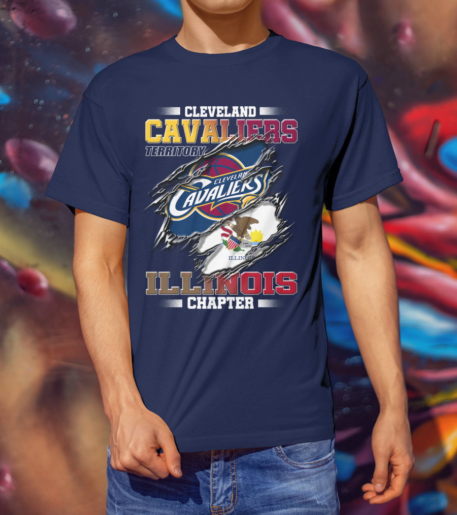 Cleveland Cavaliers Territory Illinois Chapter T-Shirt