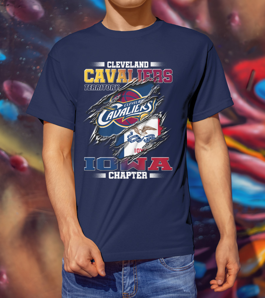 Cleveland Cavaliers Territory Iowa Chapter T-Shirt
