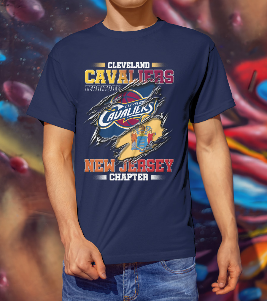 Cleveland Cavaliers Territory New Jersey Chapter T-Shirt
