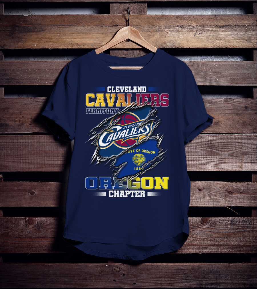 Cleveland Cavaliers Territory Oregon Chapter State Of Oregon 1859 T-Shirt