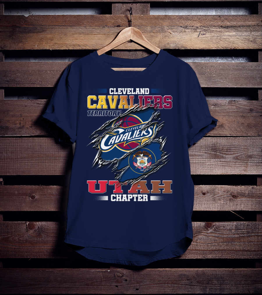 Cleveland Cavaliers Territory Utah Chapter NBA Fans 1896 T-Shirt