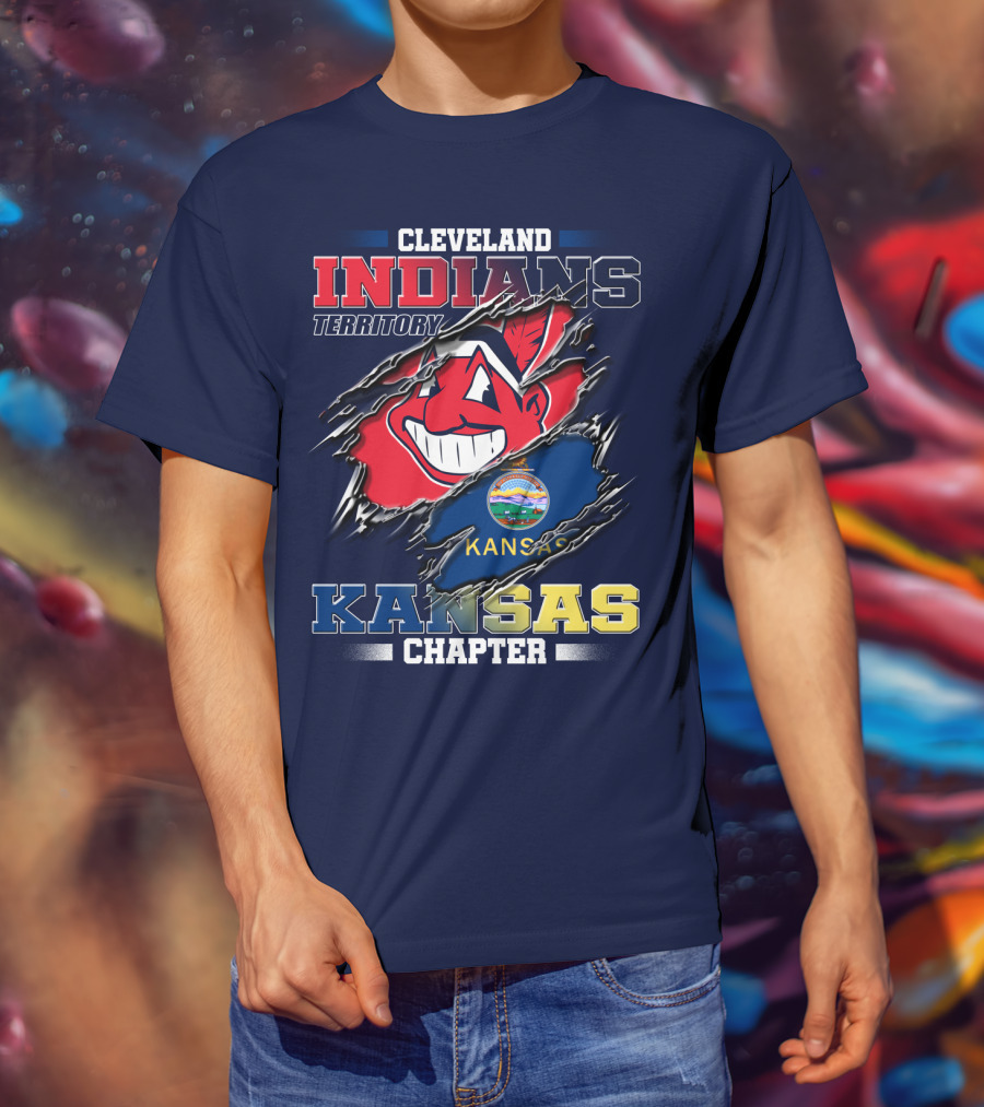 Cleveland Indians Territory Kansas Chapter T-Shirt