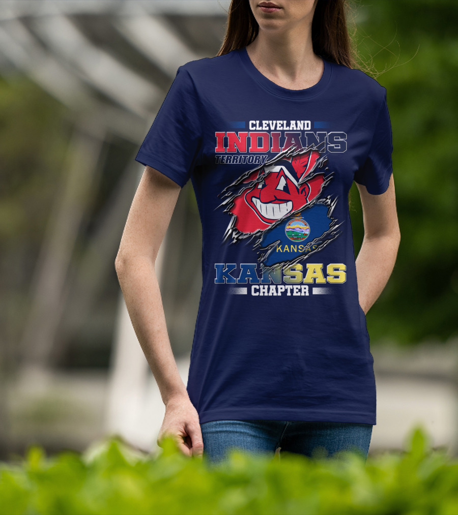 Cleveland Indians Territory Kansas Chapter T-Shirt