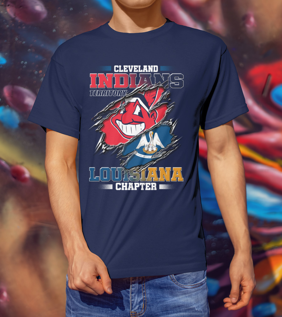 Cleveland Indians Territory Louisiana Chapter T-Shirt