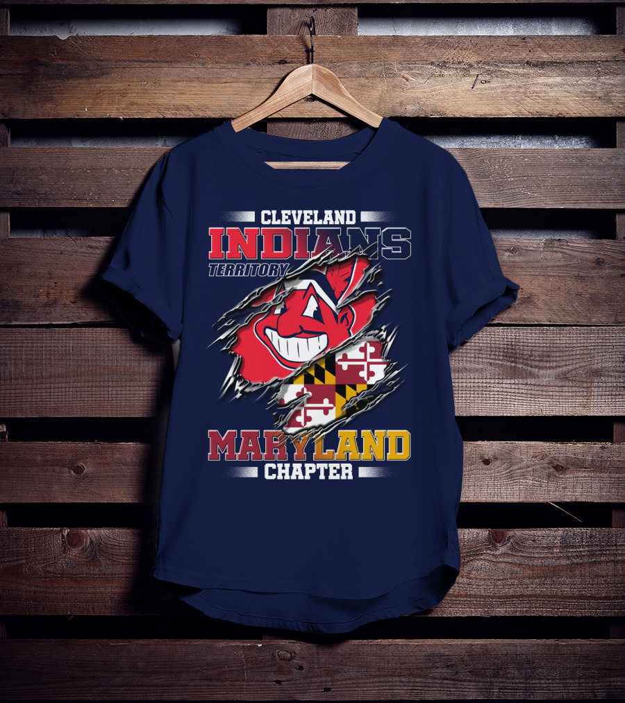 Cleveland Indians Territory Maryland Chapter T-Shirt