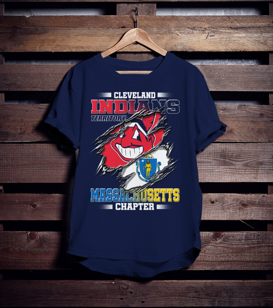 Cleveland Indians Territory Massachusetts Chapter T-Shirt