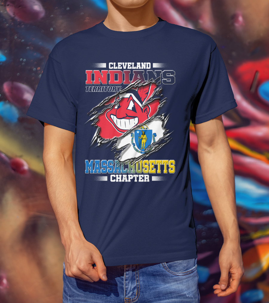 Cleveland Indians Territory Massachusetts Chapter T-Shirt