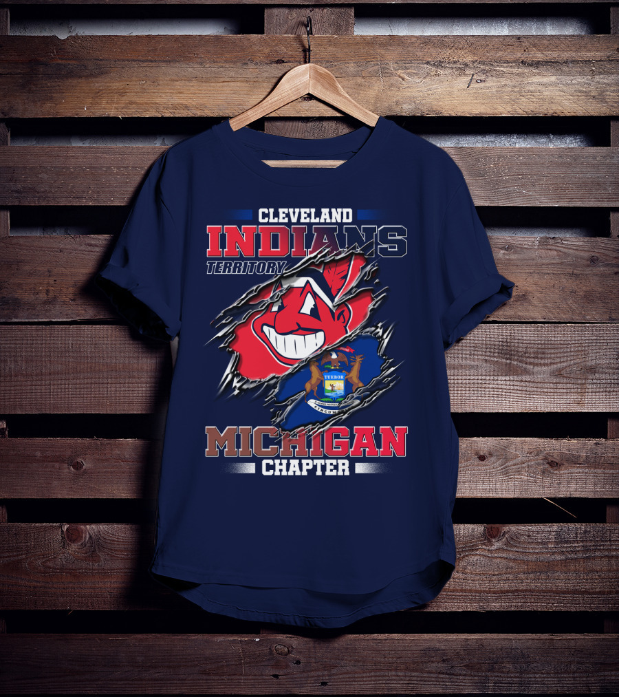 Cleveland Indians Territory Michigan Chapter T-Shirt
