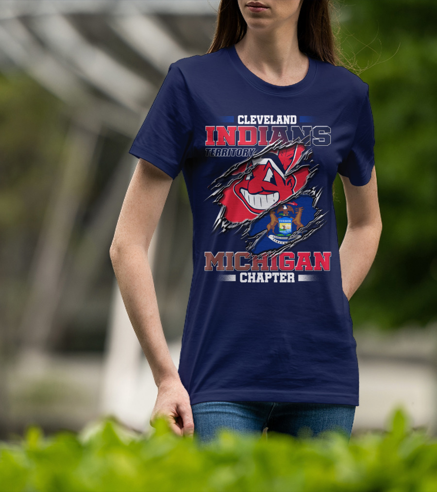 Cleveland Indians Territory Michigan Chapter T-Shirt
