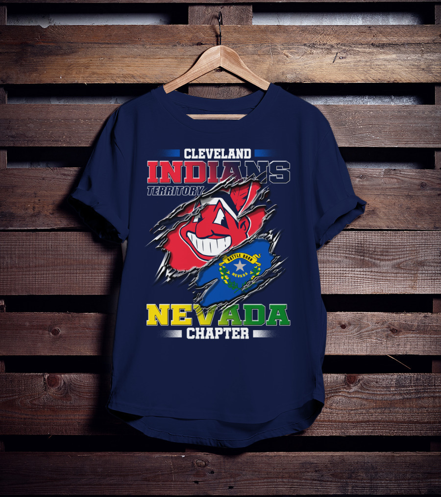 Cleveland Indians Territory Nevada Chapter Little Born T-Shirt