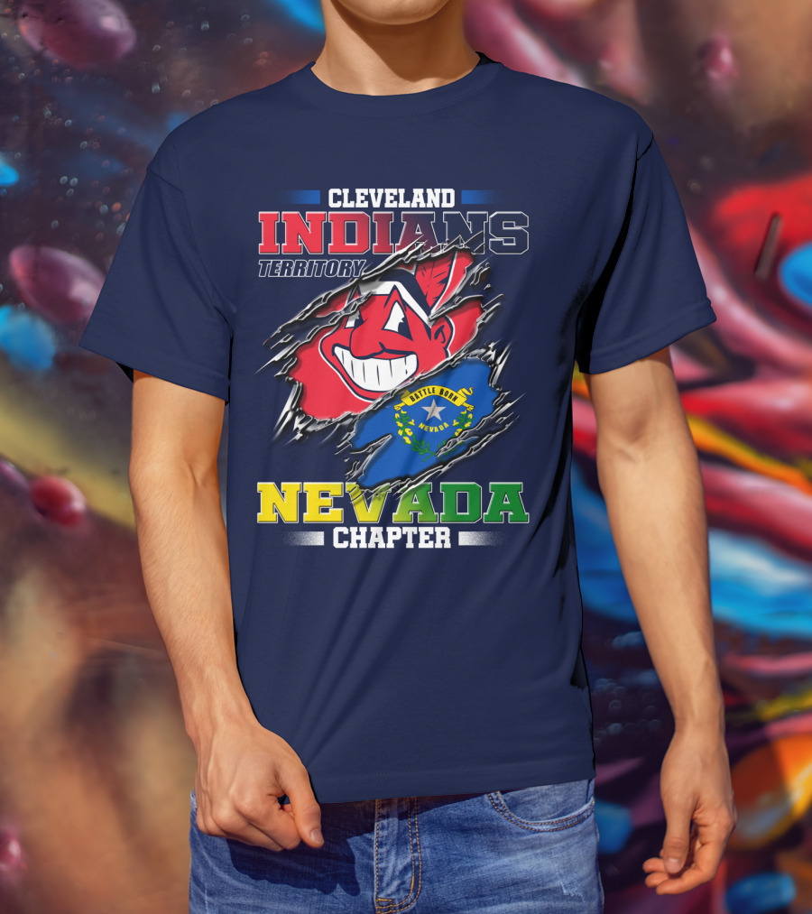 Cleveland Indians Territory Nevada Chapter Little Born T-Shirt
