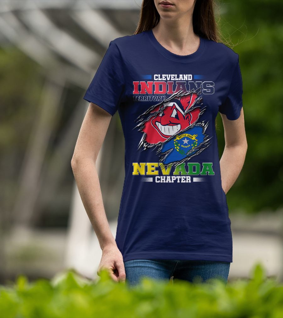 Cleveland Indians Territory Nevada Chapter Little Born T-Shirt