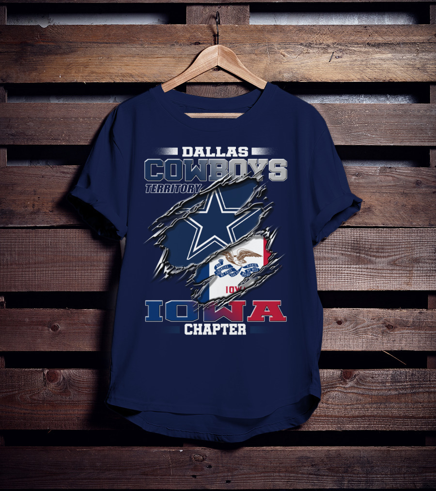 Dallas Cowboys Territory Iowa Chapter T-Shirt