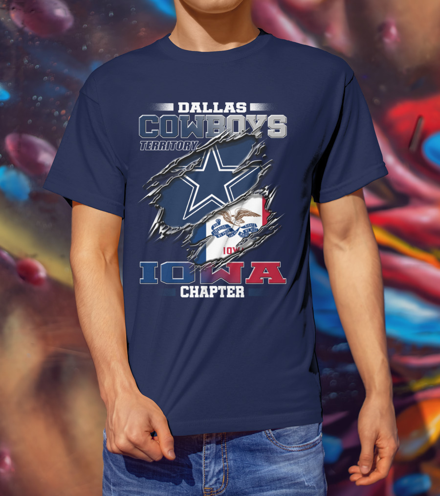Dallas Cowboys Territory Iowa Chapter T-Shirt