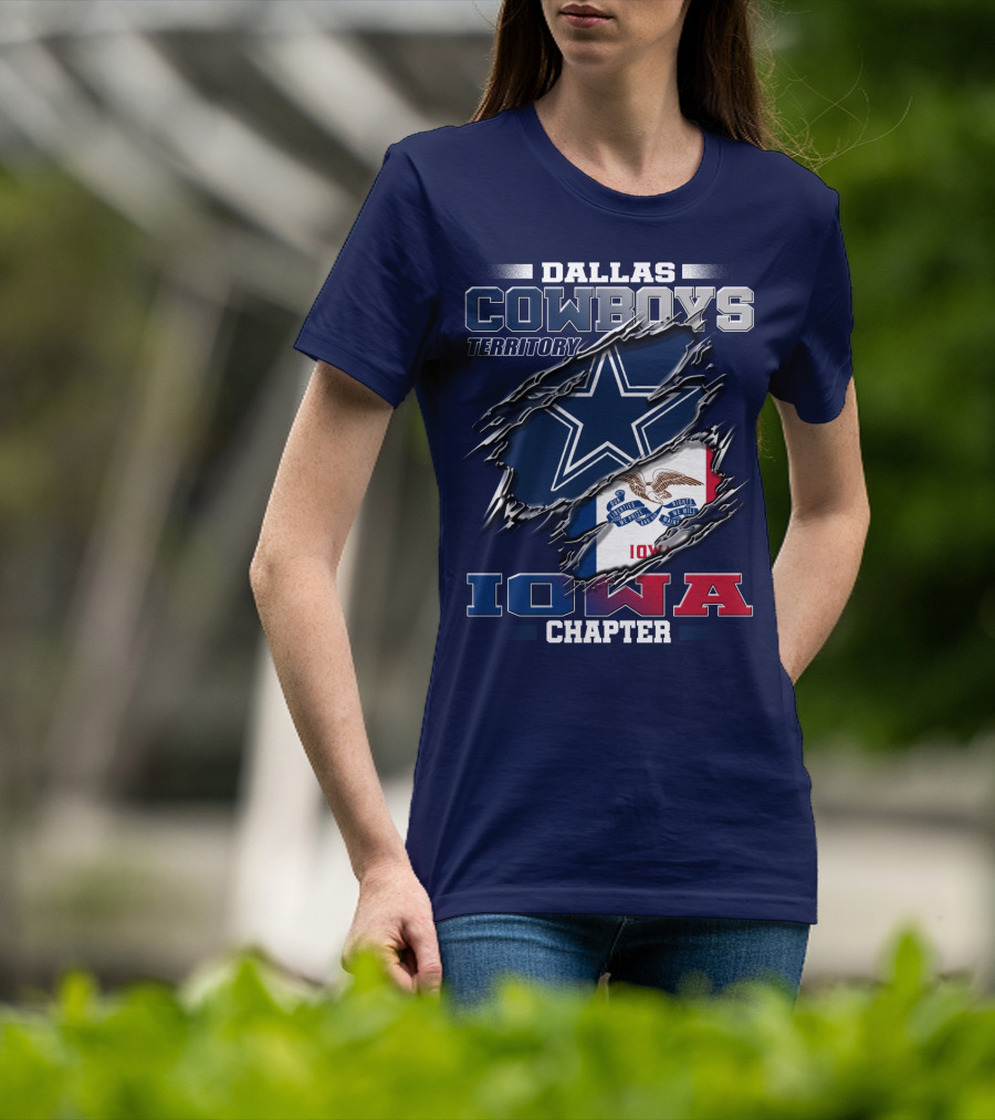 Dallas Cowboys Territory Iowa Chapter T-Shirt