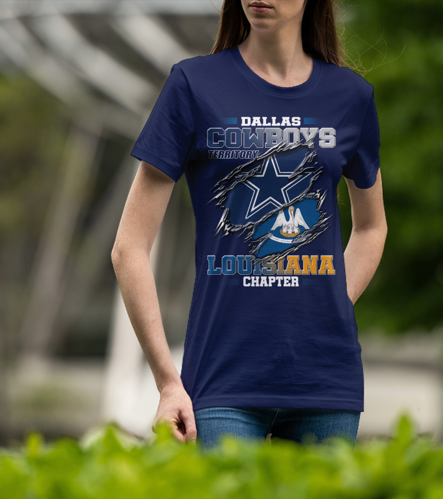 Dallas Cowboys Territory Louisiana Chapter T-Shirt