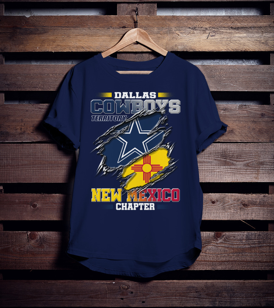 Dallas Cowboys Territory New Mexico Chapter T-Shirt