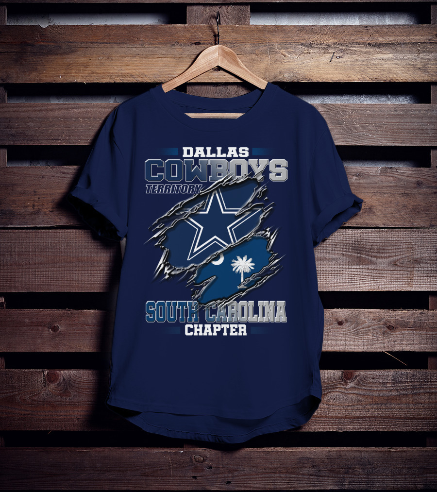 Dallas Cowboys Territory South Carolina Chapter T-Shirt