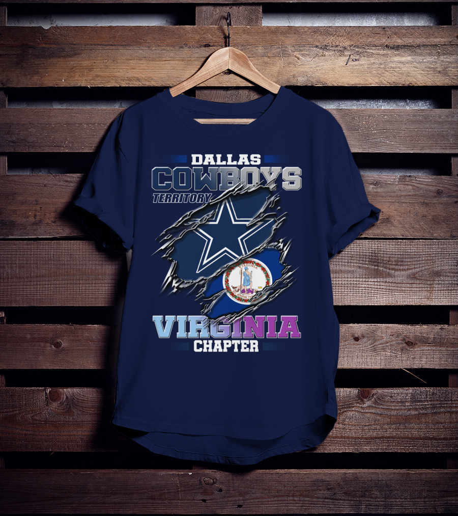Dallas Cowboys Territory Virginia Chapter T-Shirt